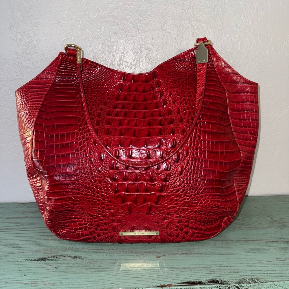 Brahmin Aliza Tote in Red Opal Melbourne